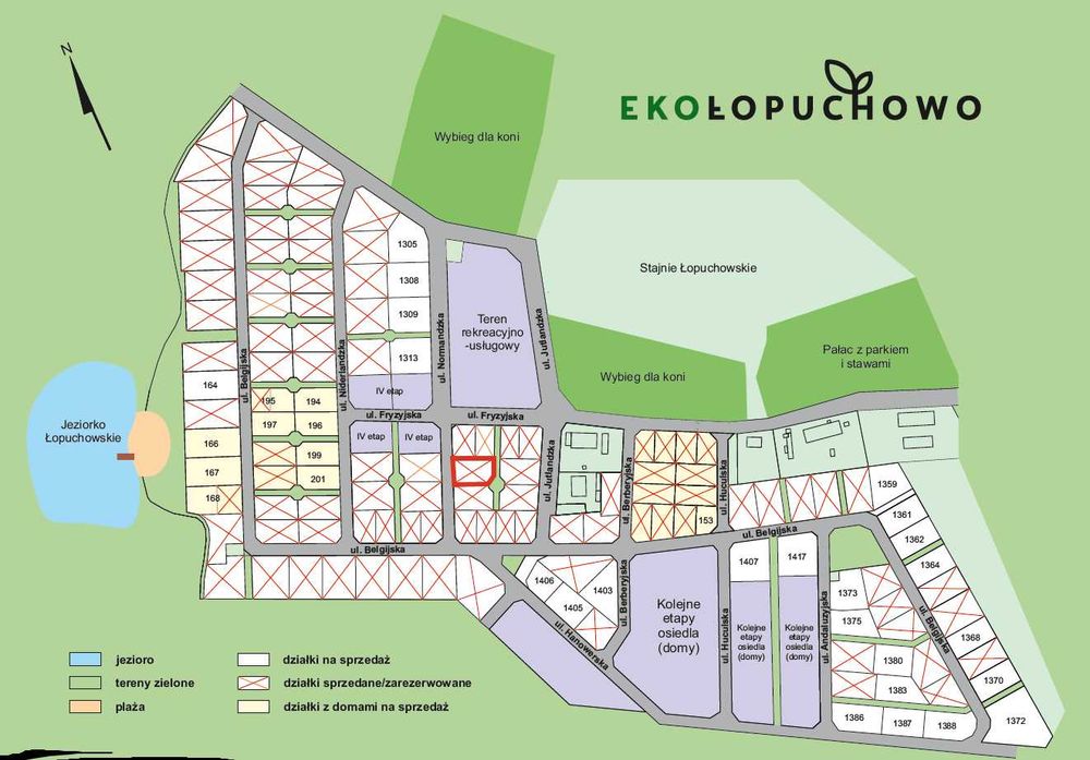 Działka na sprzedaż o pow. 730 m² w EKO Łopuchowo (Gmina Muorwana Goślina)