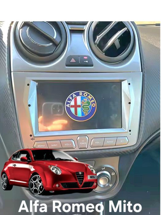 Rádio Android 14 com GPS Alfa Romeo Mito (Artigo Novo)