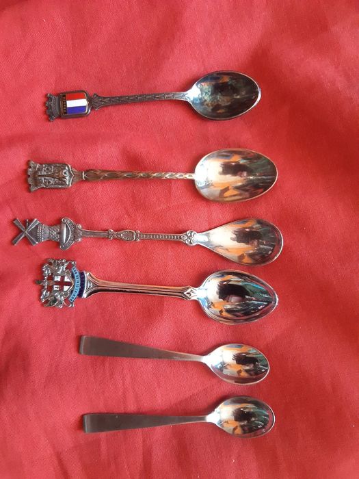 Łyżeczki srebrne kolekcjonerskie