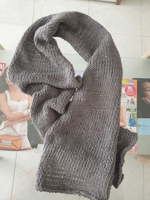 Cachecol super, algodão, hand made.