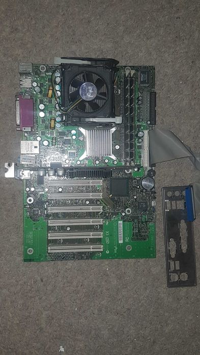 Материнська плата в зборі Intel D845GEBV2 2GB,Pentium 4+vid Asus V9400