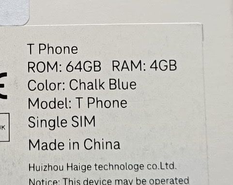 Smartfon telefon Tphone Tmobile 64gb  NOWY NIGDY NIE UZYTY