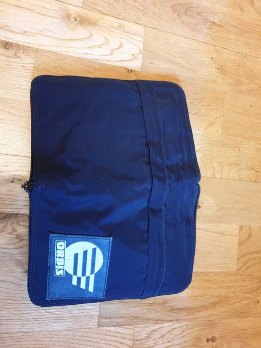 Torba na zamek, Orbis, granatowa, PRL