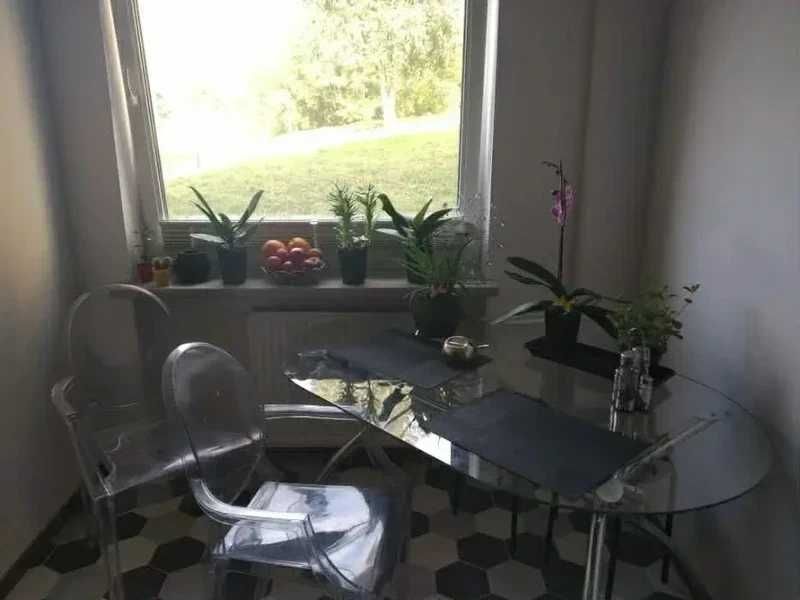Stół szklany blat/chromowana noga