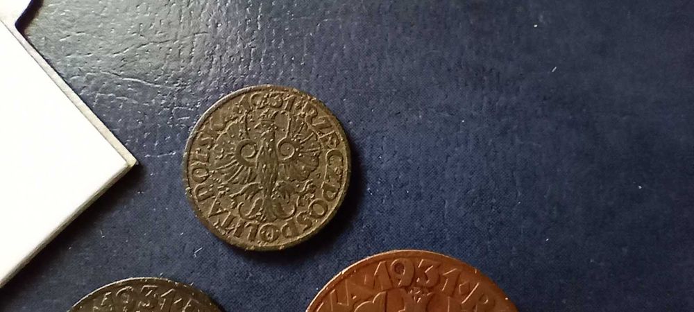 Stare monety Medal 1931 Zestaw 3 sztuk 2RP