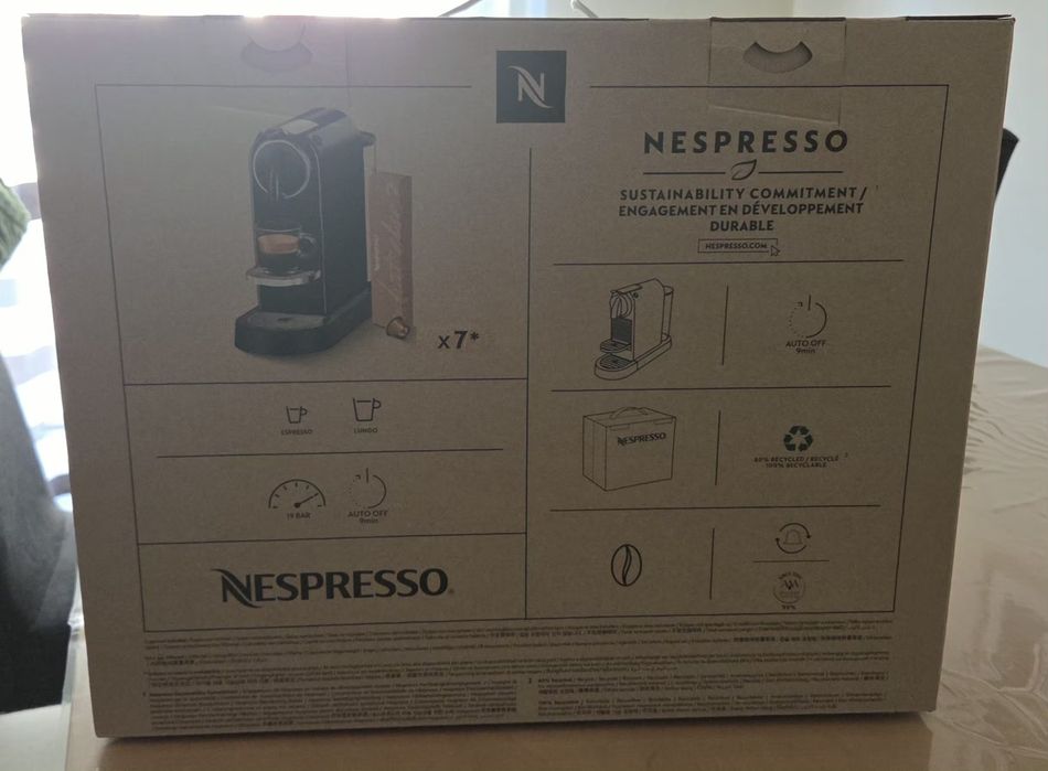 Máquina de café NESPRESSO CITIZ com garantia
