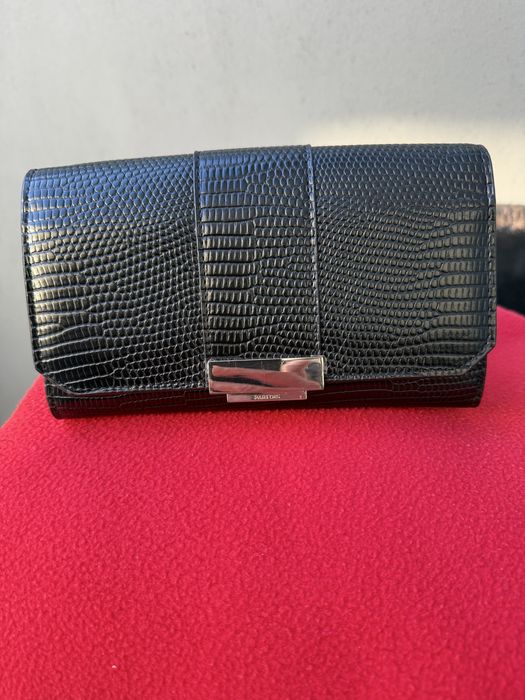 Porta-moedas preto em pele da marca: Parfois