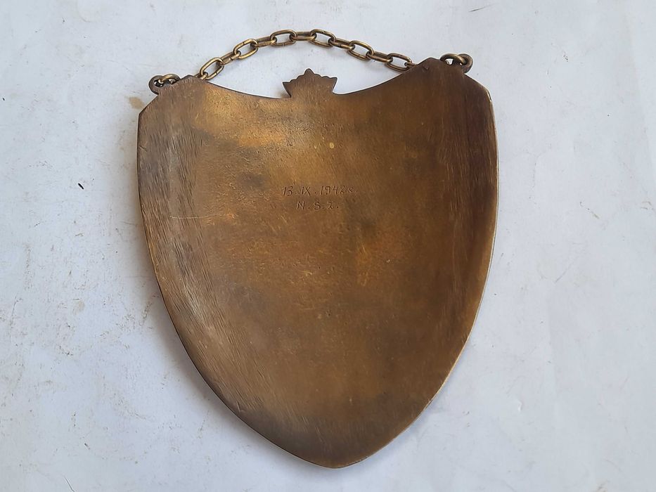 Ryngraf Narodowe Siły Zbrojne z Matką Boską i orłem w koronie (15 cm)