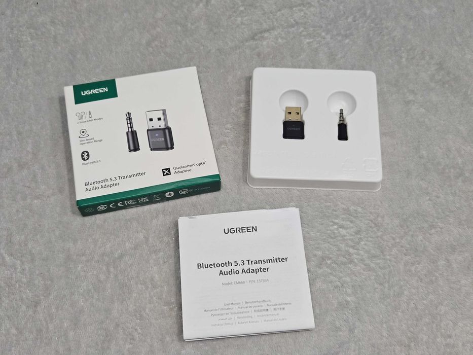 Adapter USB audio dongle Bluetooth Ugreen CM668 aptX Adaptive