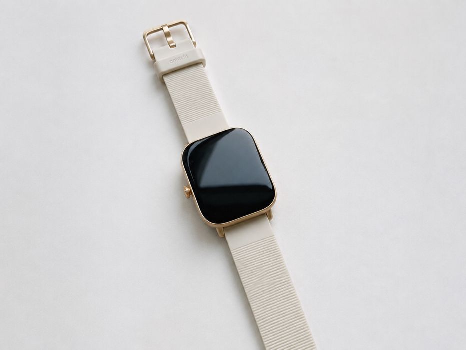Wodoodporny Smartwatch Amazfit GTS 3 Ivory z szybką ochronną na wyświetlaczu! Zero sladow uzytkowania! Okazja!