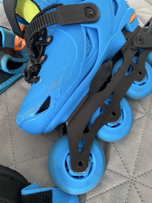 Роликові ковзани Micro Infinite SE blue 33-36 р., Ролики