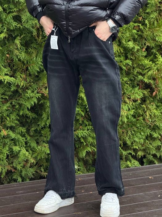 Джинси Gallery Dept Flaerd jeans Джинсы Галери Депт черные мужские сір