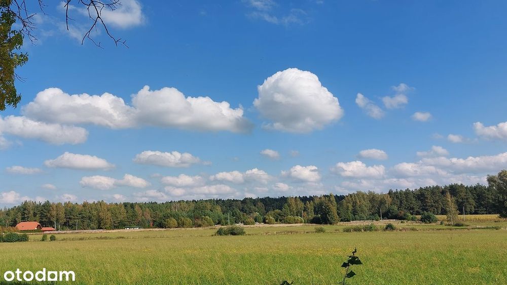 Działka budowlana 4015 m², blisko jeziora