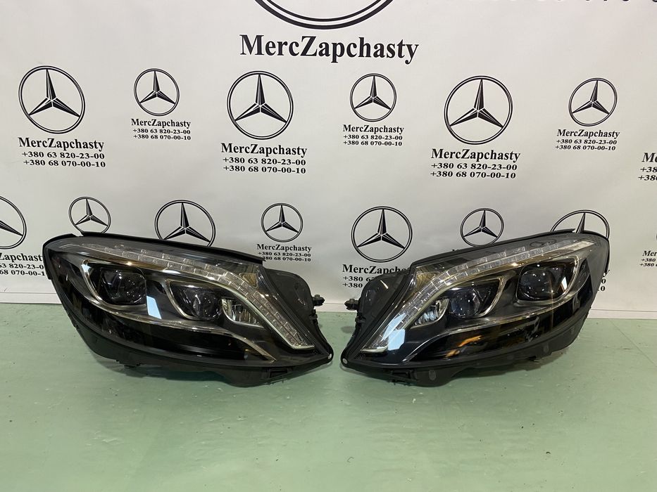 Mercedes S W 222 Фара ліва  права led 2015рік