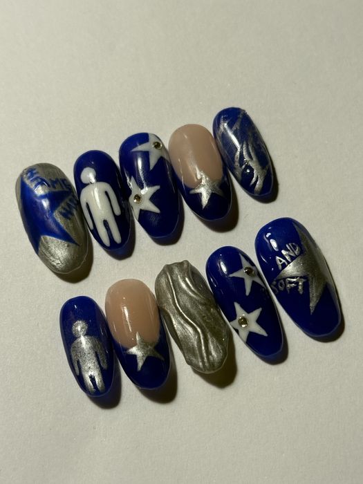 Press on nails tipsy paznokcie inspirowane billie eilish