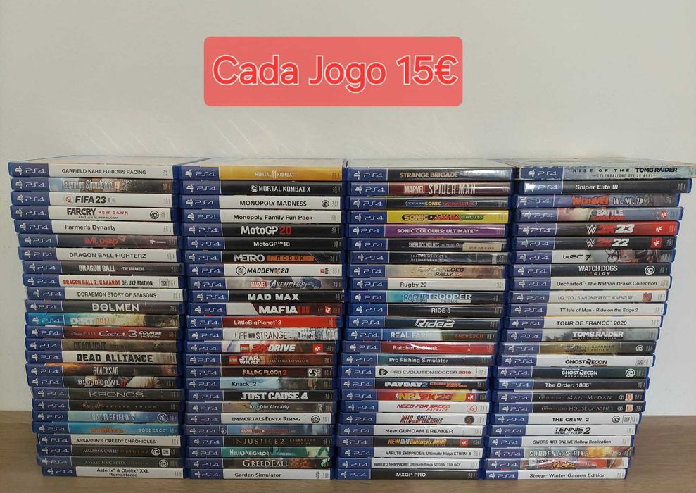 Jogos Ps4 Originais Novos & Usados (Cada 15€)