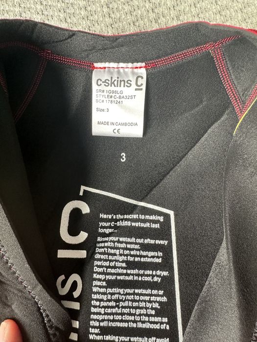 Fato de Mergulho Criança C-Skin Wetsuit