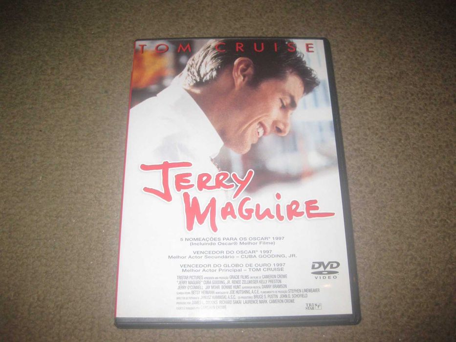 DVD "Jerry Maguire" com Tom Cruise