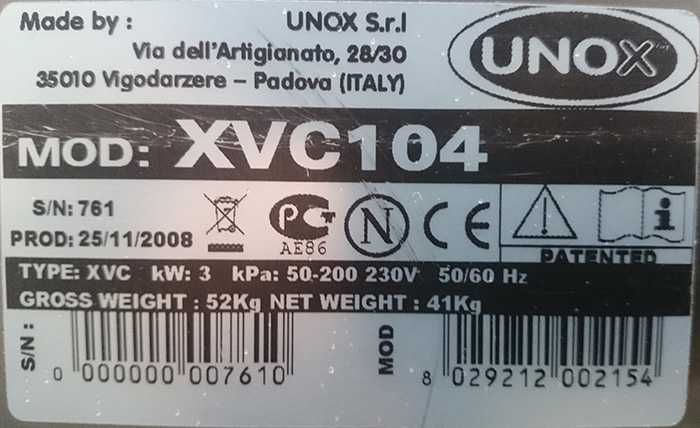 Пароконвектомат Unox XVC 104, б/у