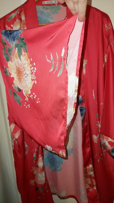 Kimono Pull&Bear vermelho