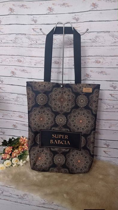 Dwie torby Shopperki dla babć