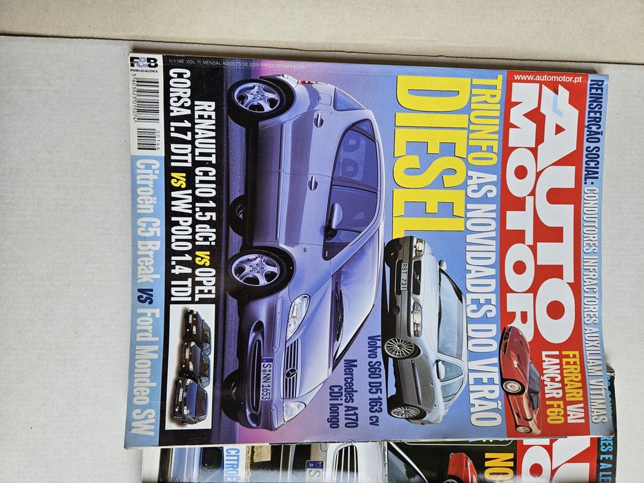 Lote de 6 Revistas AutoMotor Usadas 2001