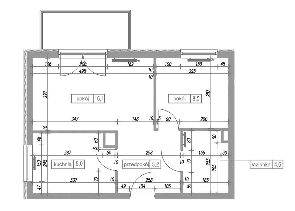 Funkcjonalne 2 - pokojowe mieszkanie 43 m² / Borkowo -  osiedle "Cztery Pory Roku"/ dostępne od listopada
