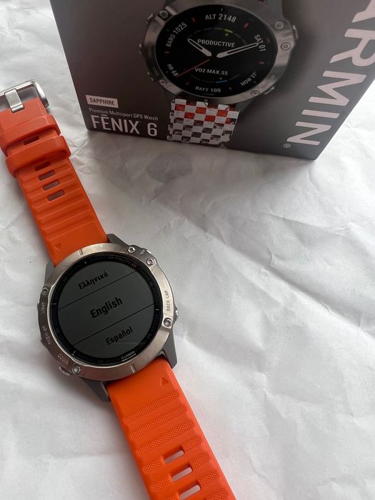 Relógio Garmin fénix 6 Safira