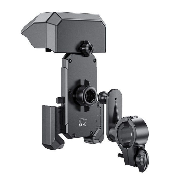 Uchwyt na telefon do roweru / motocykla Hoco do kierownicy H31 czarny