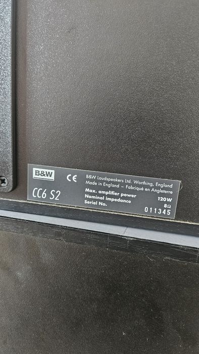 B&w 603 s2 central cc6 s2