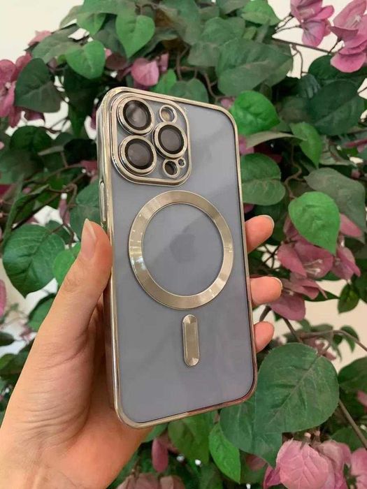 Чехол iphone magsafe Чехол айфон магнітний чохол захисними лінзами