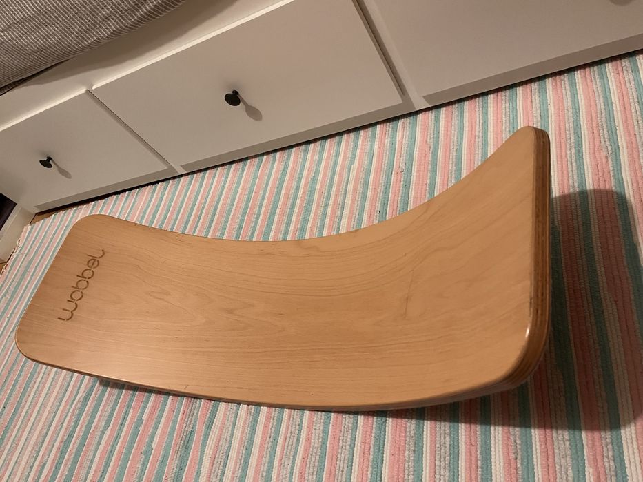 Wobbel starter com feltro rosa de lã natural