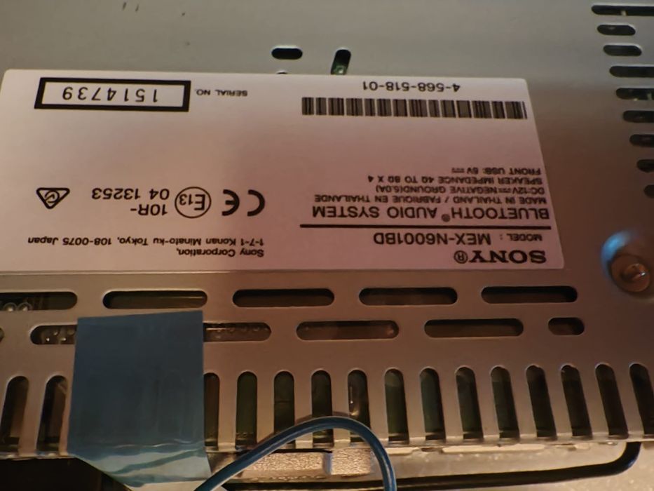 Radio Sony MEX-N6001BD