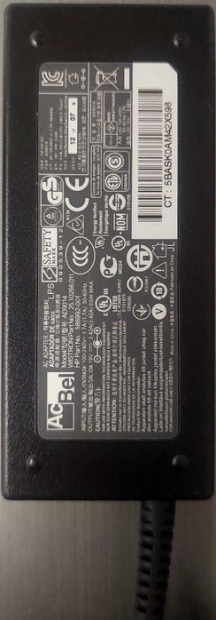 Блок живлення для HP / 65W / 19V 3.42A / AcBel (AD9014) 4,8 х 1,7 мм