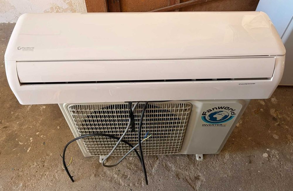 Ar condicionado FanWorld Unidade Interior + Exterior + Comando