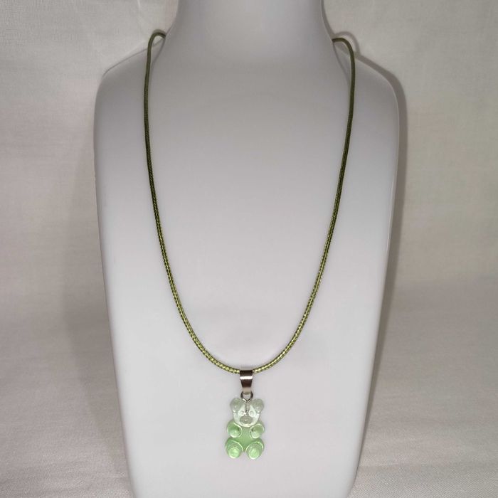 N177 Naszyjnik Miś jak Żelki Handmade