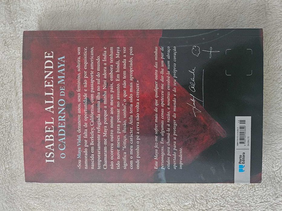 Livro O Caderno de Maya (de Isabel Allende)