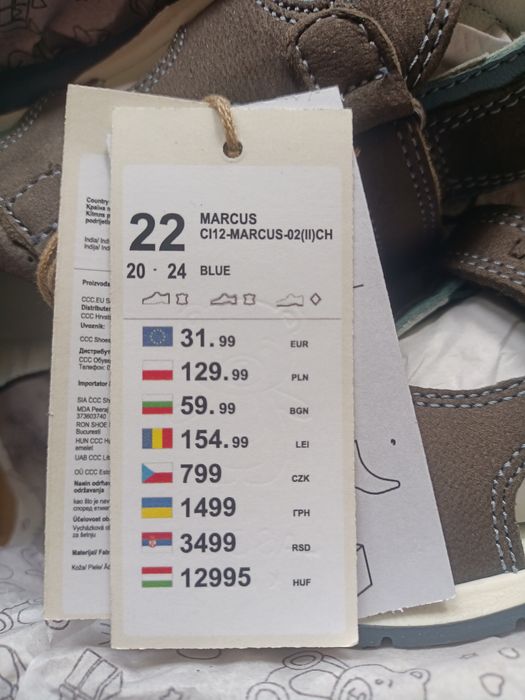 Sandałki Lasocki 22 nowe