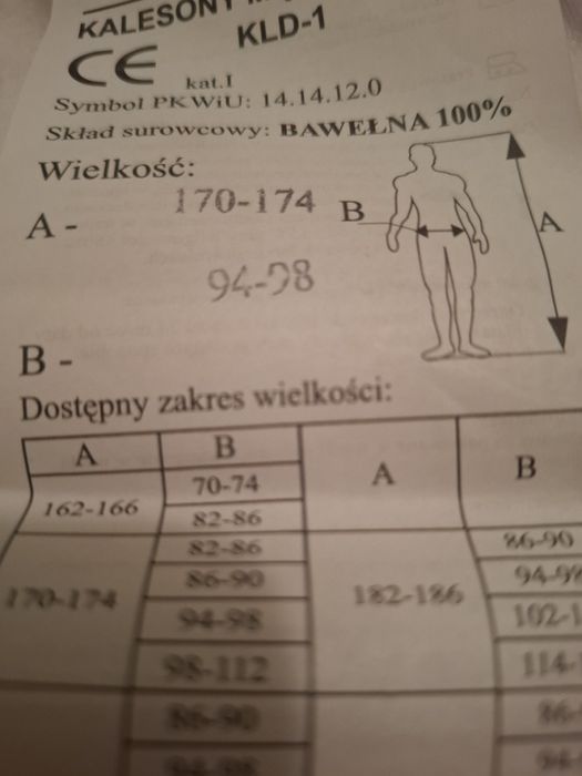Kalesony męskie białe 4 sztuki
