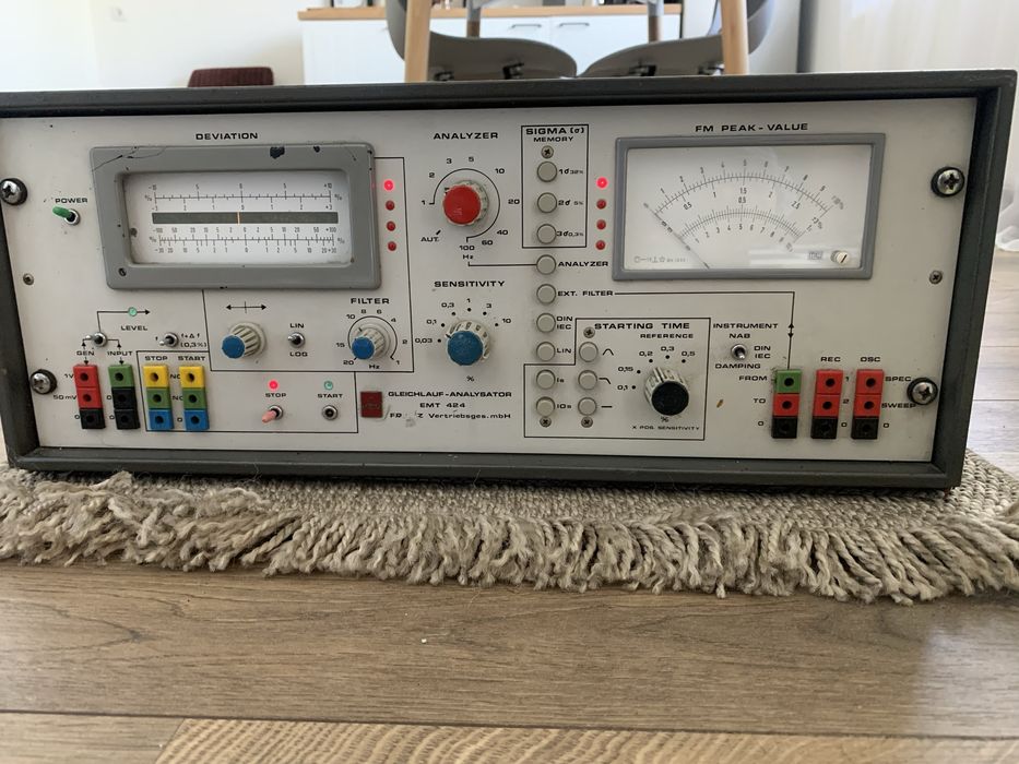 fm peak value deviation analyzer