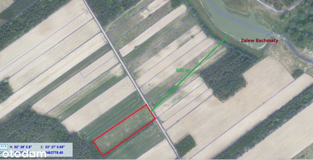 Działka 7499 M² Nad Zalewem Bachmaty Warunki Zabudowy Brak Sąsiadów - Widok 3
