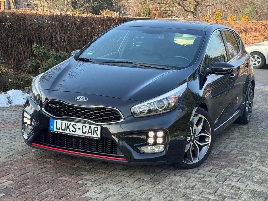Kia Ceed GT 1.6 204KM Climatronic! NAVI! Kamera! LED! Bezwypadkowy SERWIS!