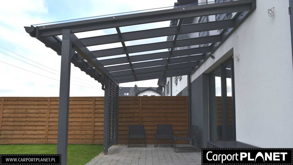 Zadaszenie tarasu z drewna BSH