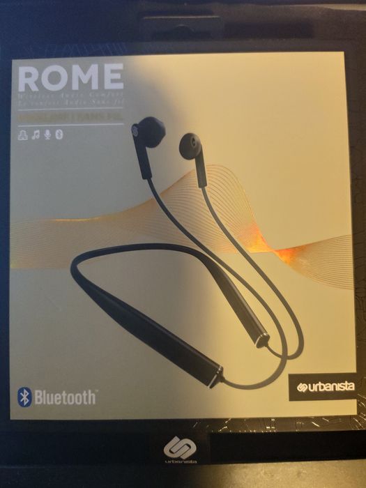 Eleganckie słuchawki Urbanista Rome bluetooth bezprzewodowe. Nowe.