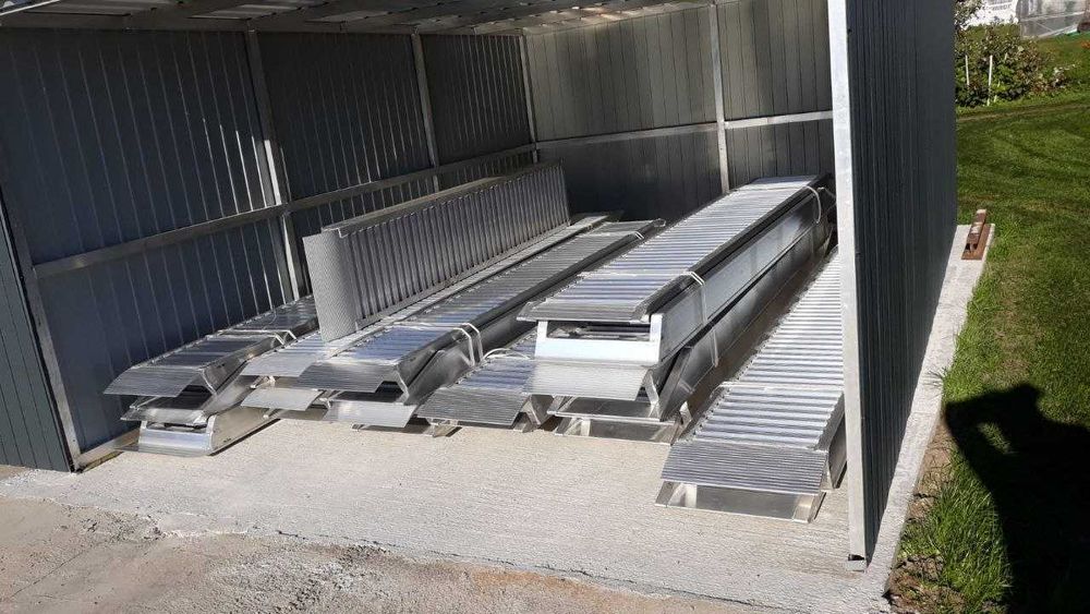 Алюмінієві апарелі  (наїзди,рампи,пандуси,платформа) трапи для заїзду