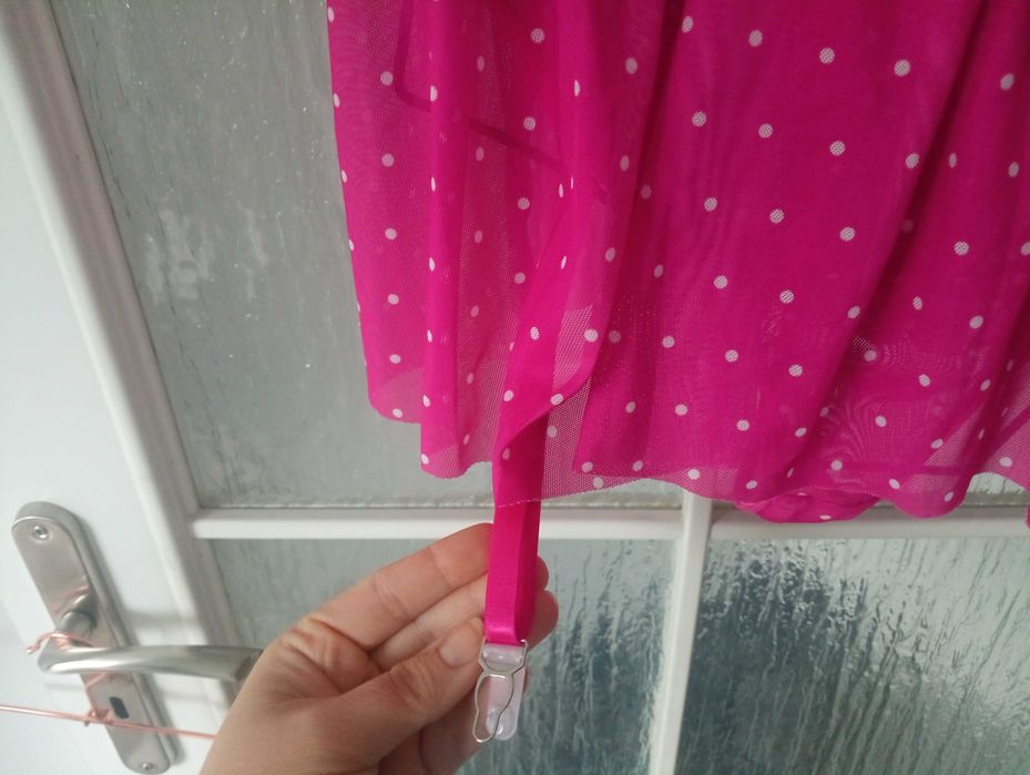 Zmysłowe body ze spódniczką,XL