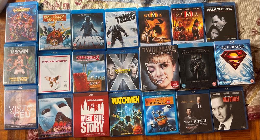 Lote 6 Blu-ray - Coleção Particular - Vários Filmes com Legendas PT