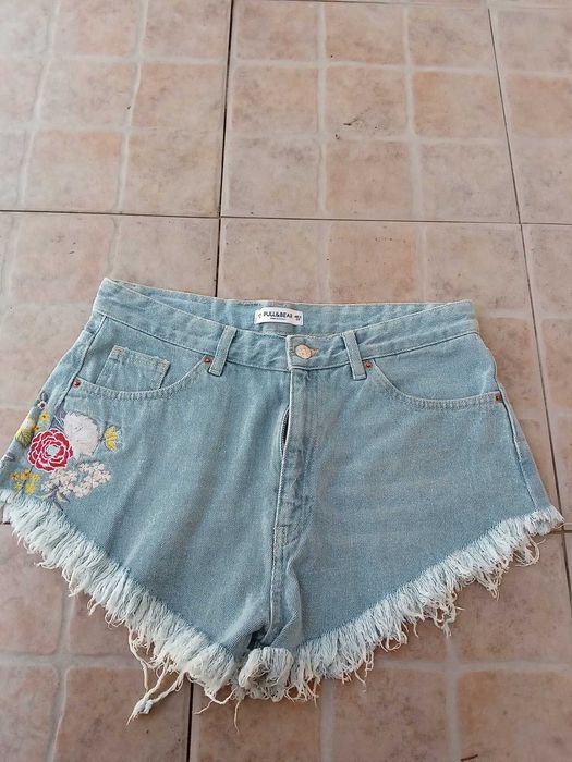 Calções de ganga Pull&Bear