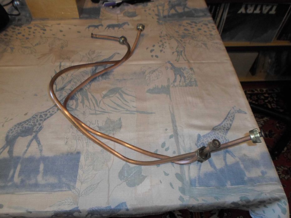 Трубки мідні Ø10, 1 метр для подачі холоної гарячої води, ціна за 2 шт