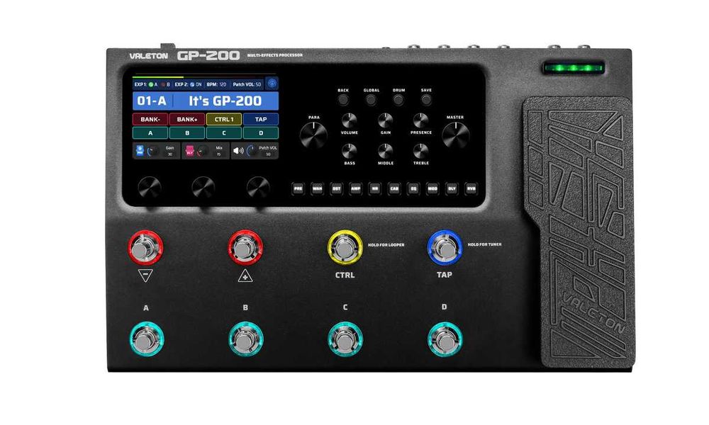 Nowy Valeton GP-200 - multiefekt gitarowy (nie wyciągany z kartonu)